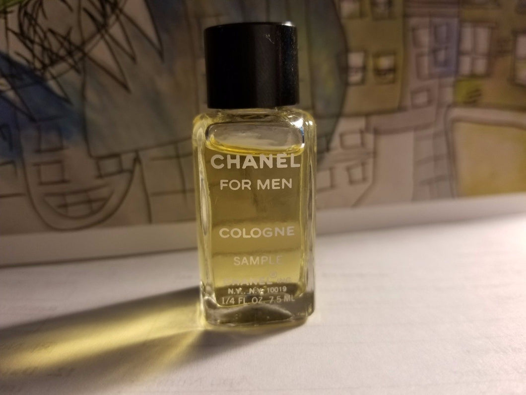 Chanel for Men Cologne Sample by Chanel 1/4 fl oz 7.5 ml Fluid in Bottle RARE * - Perfume Gallery
