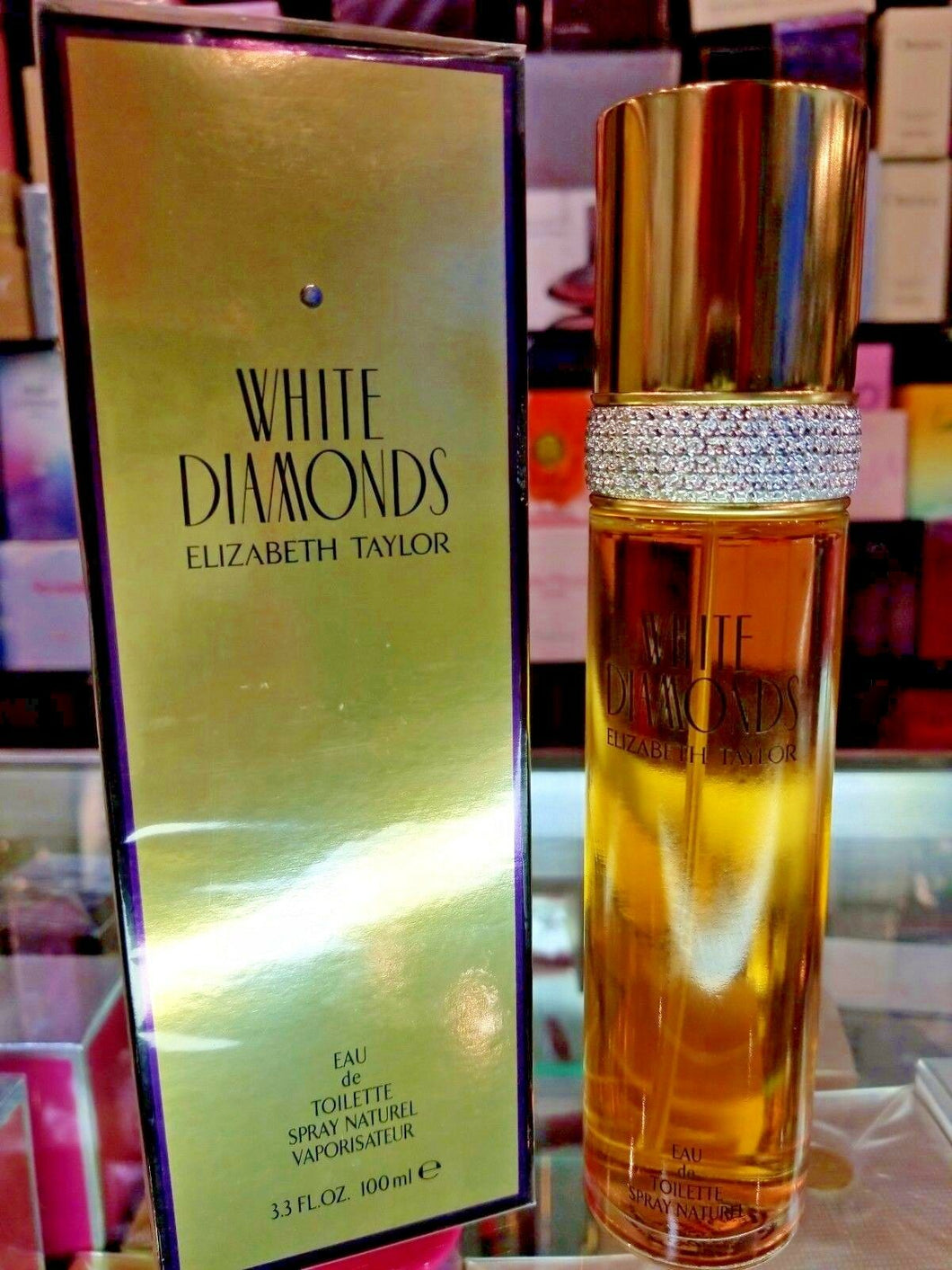 White Diamonds by Elizabeth Taylor for Women 3.3 oz 3.4 EDT * SEALED IN BOX * - Perfume Gallery