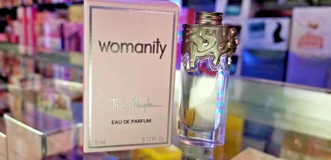 Womanity by Thierry Mugler Eau de Parfum 0.17 .17 oz 6 ml Mini Perfume IN BOX - Perfume Gallery