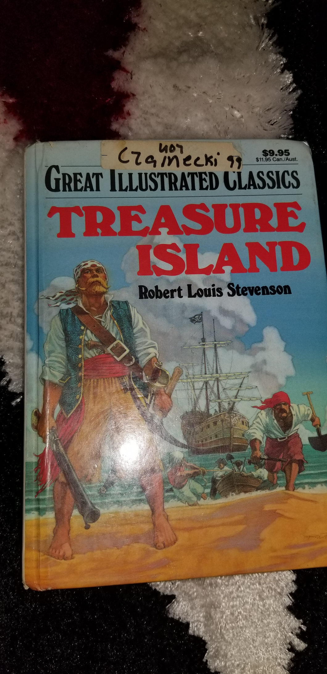Great Illustrated Classics: Treasure Island  by Robert Louis Stevenson Hardcover - Perfume Gallery