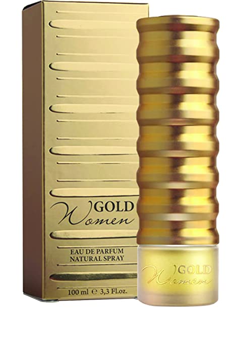 Gold Women by New Brand Eau de Parfum EDP Spray 3.3 oz 100 ml for Women SEALED - Perfume Gallery