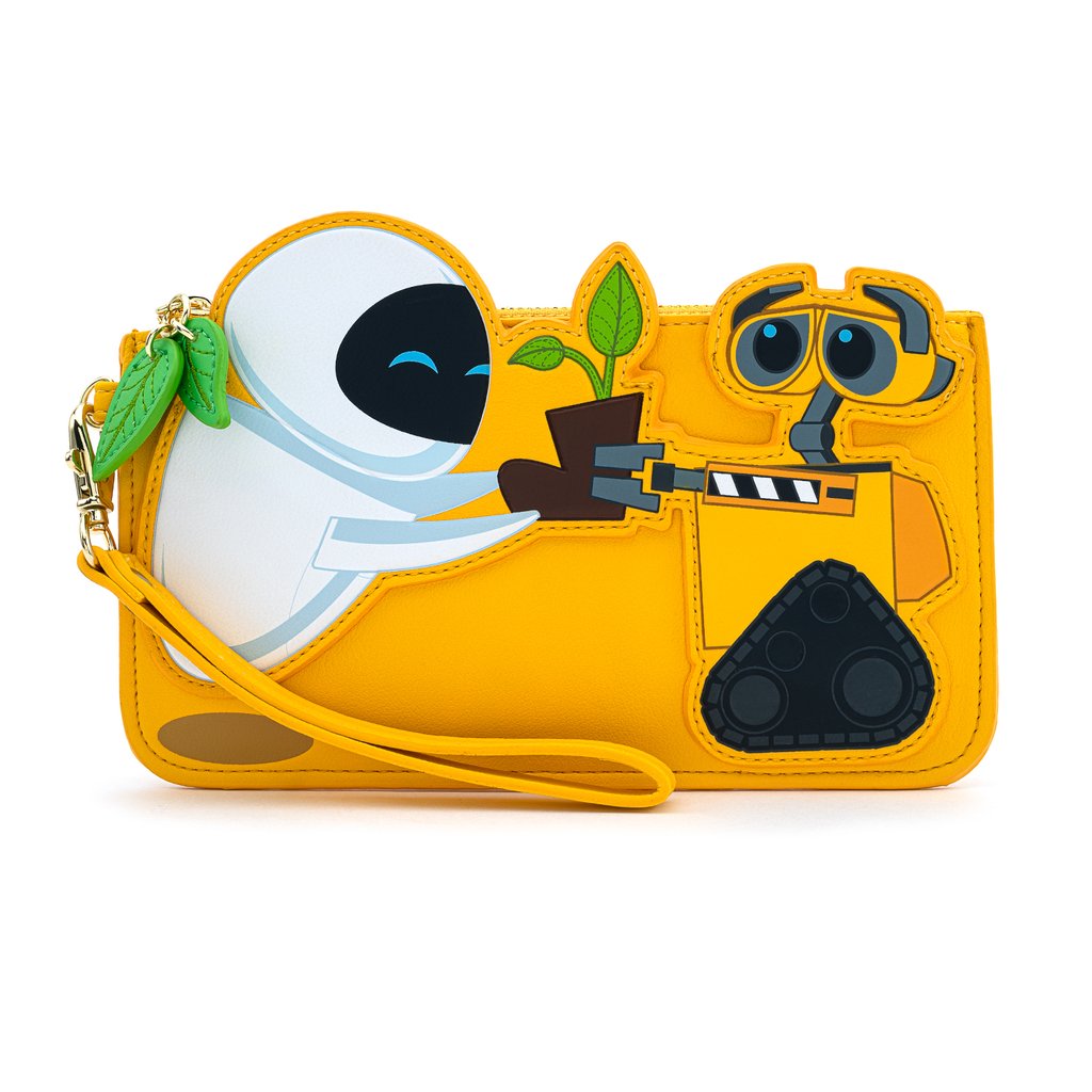 Loungefly Pixar Wall-e Walle and Eve Boot Plant Flap Wallet Women Men NEW - Perfume Gallery