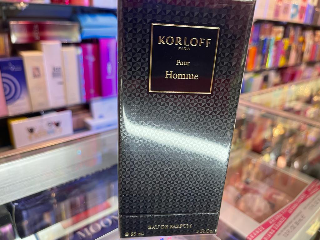 Korloff Pour Homme by Korloff Paris 3 oz 88 ml Eau de Parfum EDP Spray for Men