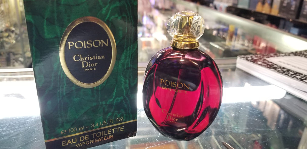 Poison Christian Dior Paris 3.4 oz / 100 ml for Women Eau de Toilette VINTAGE