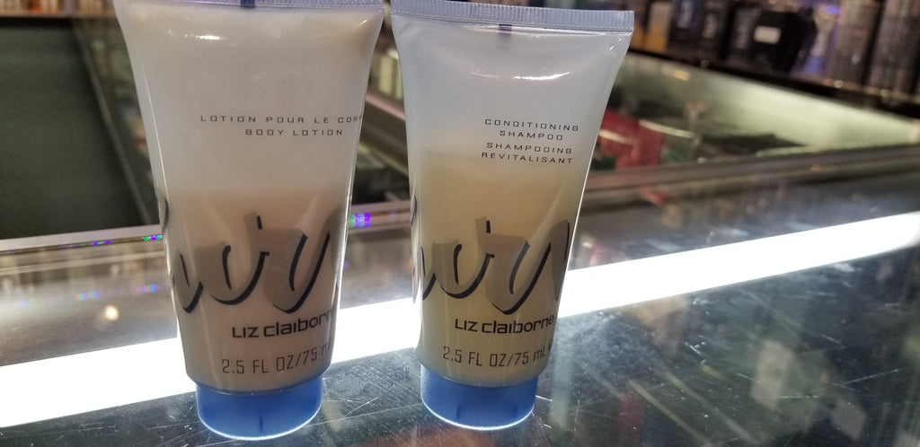 Curve Woman by Liz Claiborne, 2.5 oz Shampoo and Body Lotion for Her Women NEW