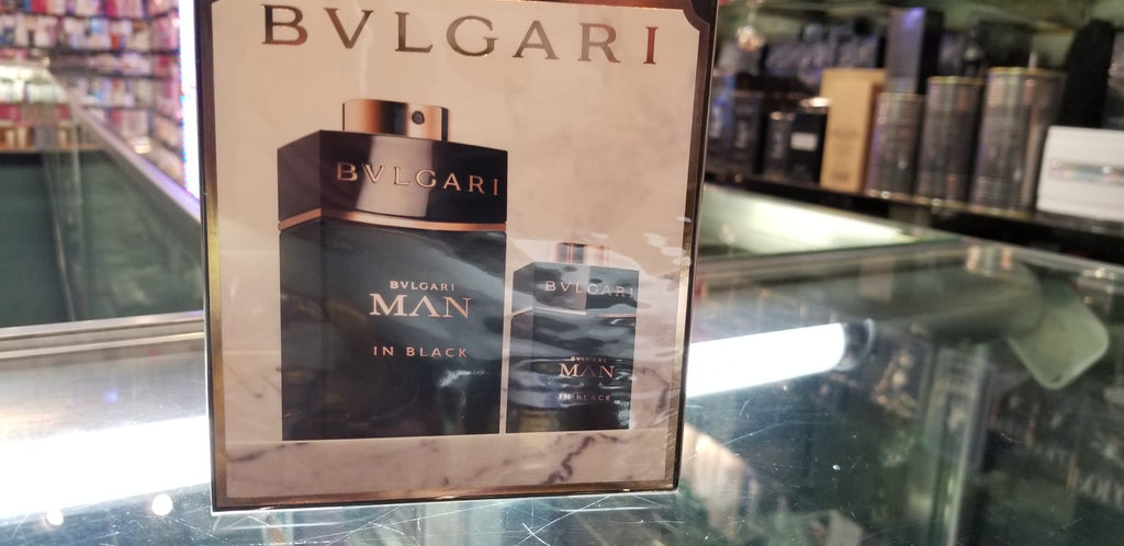 Bvlgari MAN IN BLACK 2 Piece 0.6 3.4 oz 15 100 ml EDP with Mini GIFT SET SEALED