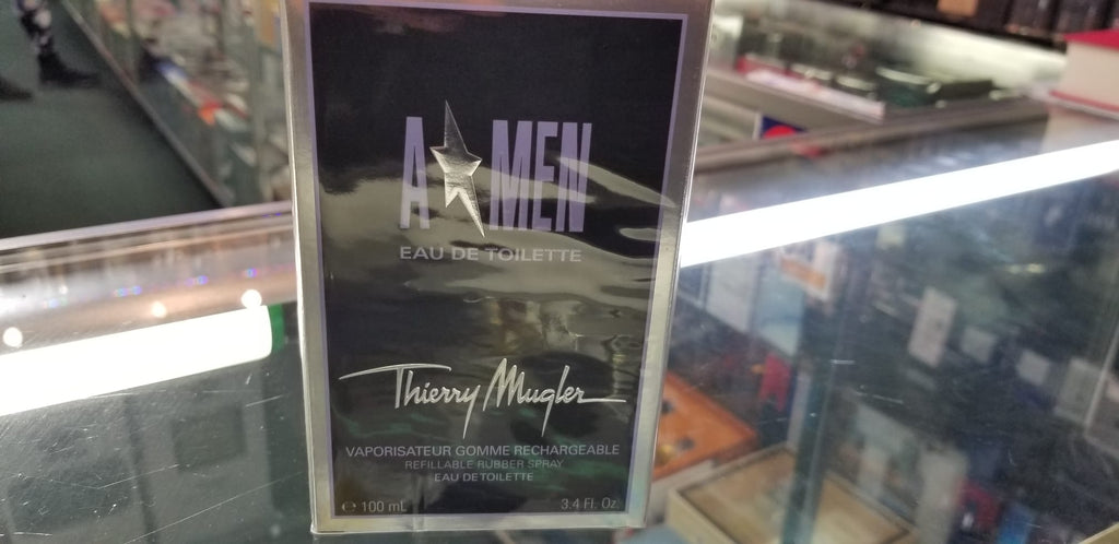 Angel Amen by Thierry Mugler 3.4 oz EDT REFILLABLE Rubber Spray RARE AND SEALED