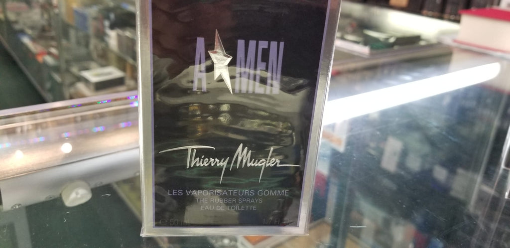 Angel A men by Thierry Mugler 1.7 oz 50ml The Rubber Sprays Eau de Toilette RARE