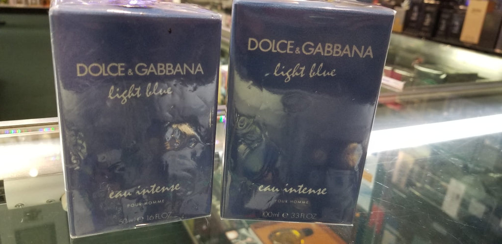 Dolce & Gabbana Light Blue EAU INTENSE 1.6 3.3 oz 50 100 ml Him Men RARE SEALED