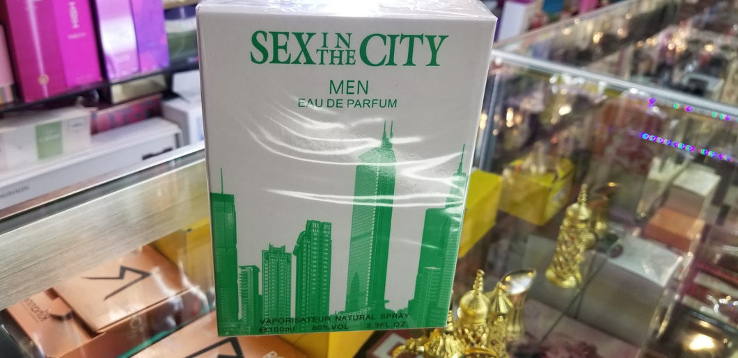 Sex in the City SHARP 3.4 oz 100 ml EDP Eau de Parfum SPRAY for Men SEALED BOX