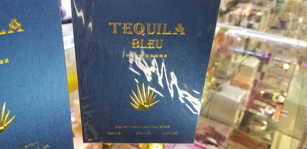 Tequila Bleu Pour Homme By Tequila 3.3 3.4 oz / 100 ml Eau De Parfum Him SEALED