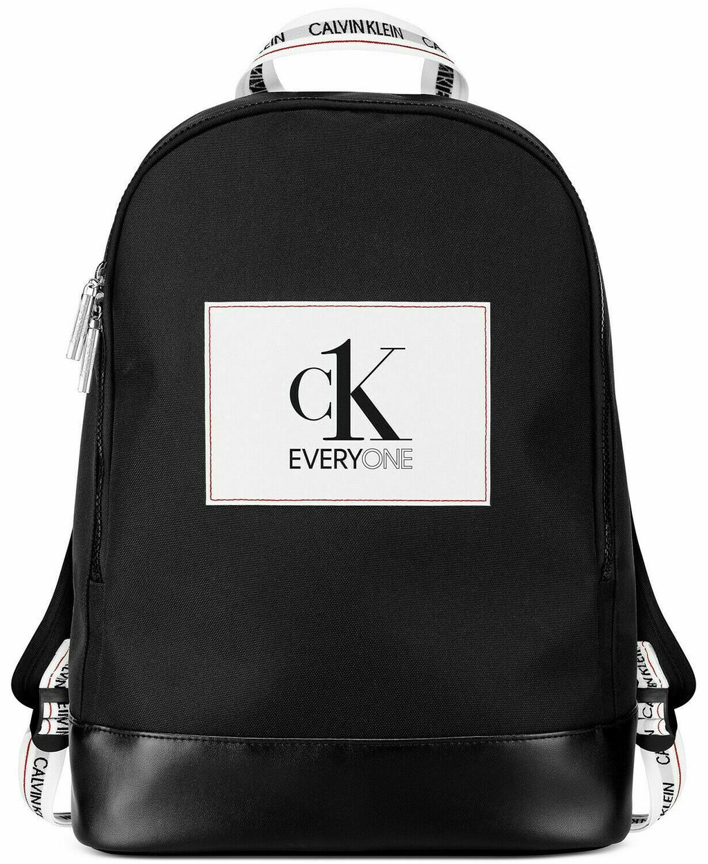 Calvin Klein CK Everyone Black Faux Leather Backpack Rucksack Gym Travel SEALED - Perfume Gallery