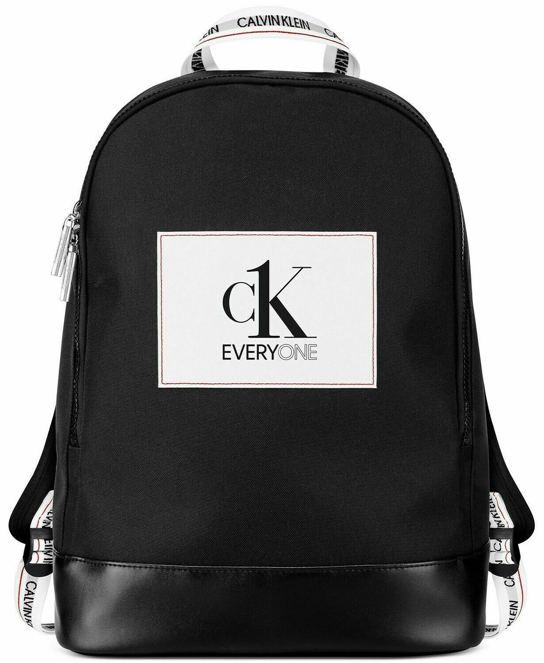 calvin klein leather backpack purse Calvin Klein CK Everyone Black Faux Leather Backpack Rucksack Gym Trav – Perfume Gallery