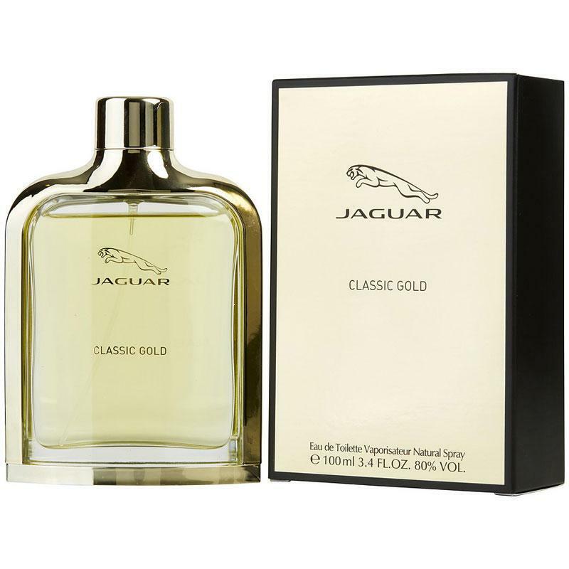 Jaguar Classic Gold By Jaguar 3.4 oz 100 ml Eau de Toilette EDT Spray Men SEALED