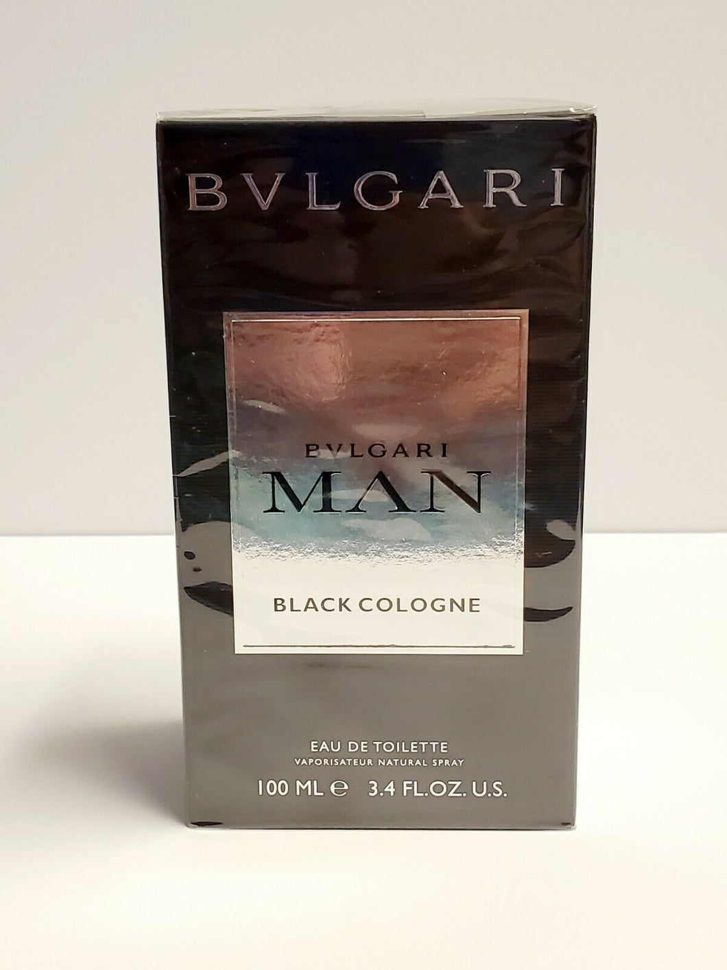 Bvlgari Man Black Cologne 3.4 oz EDT Men Spray AQUA 3.3 100 ml NEW SEALED BOX