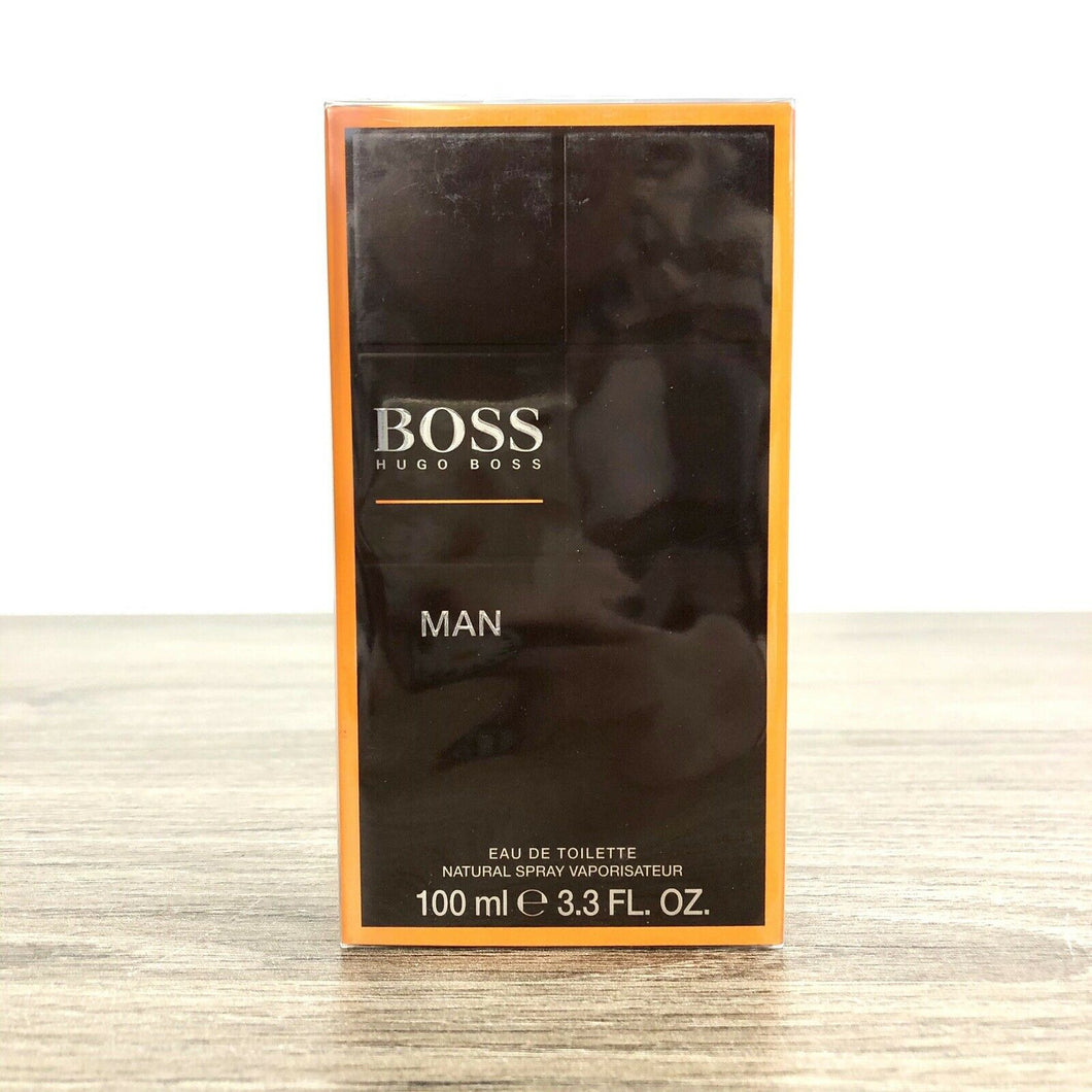 Boss MAN 3.3oz 100ml EDT Eau Toilette Natural Spray Hugo Boss Men NEW SEALED BOX - Perfume Gallery