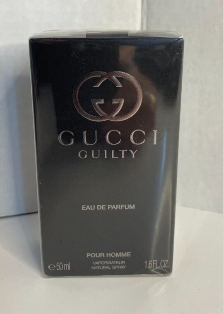 Gucci Guilty for Men Eau de PARFUM Pour Homme EDP 1.6 oz 50ml New in SEALED BOX