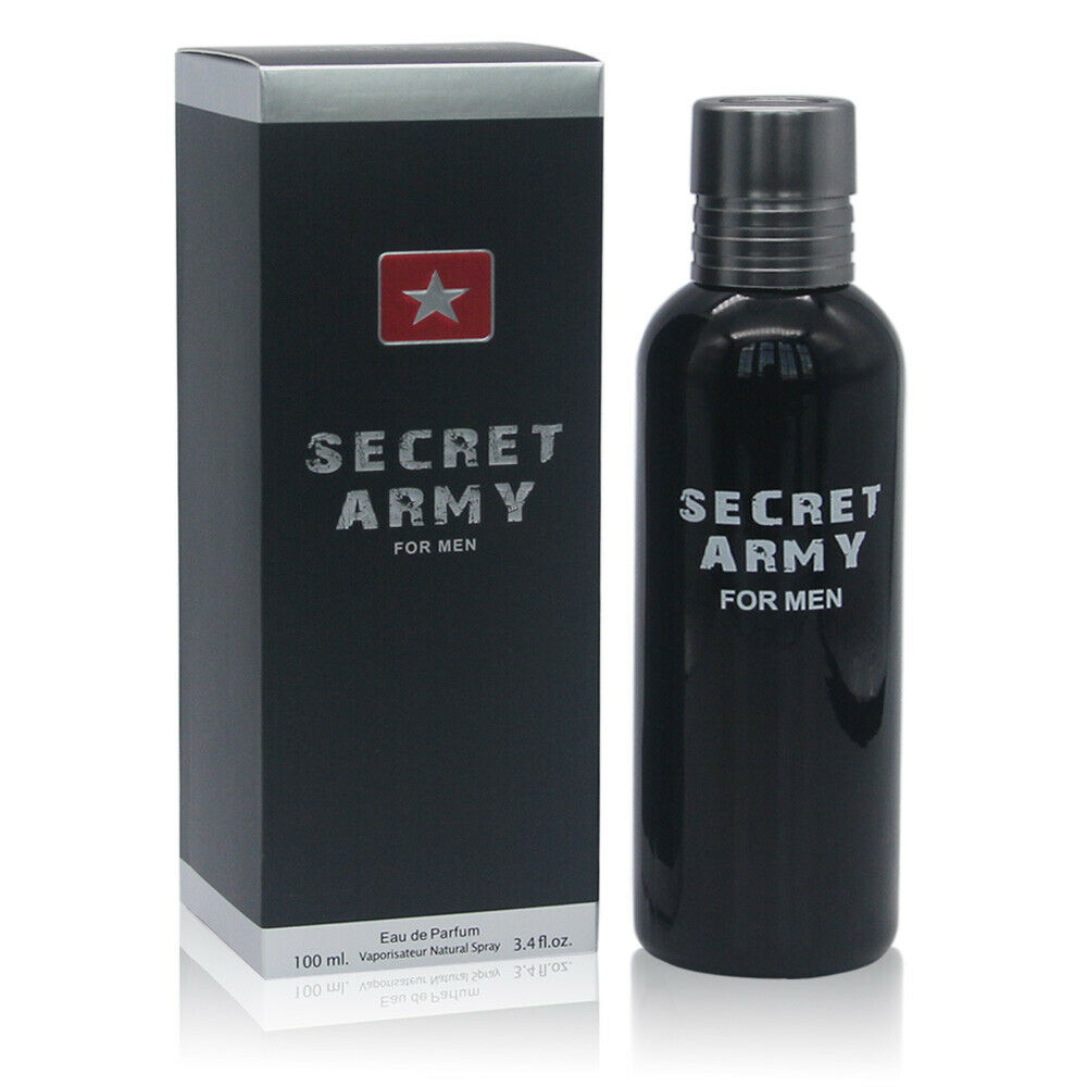 Secret Army for Men by Secret Plus Eau de Parfum EDP 3.4 oz 100 ml SEALED BOX - Perfume Gallery
