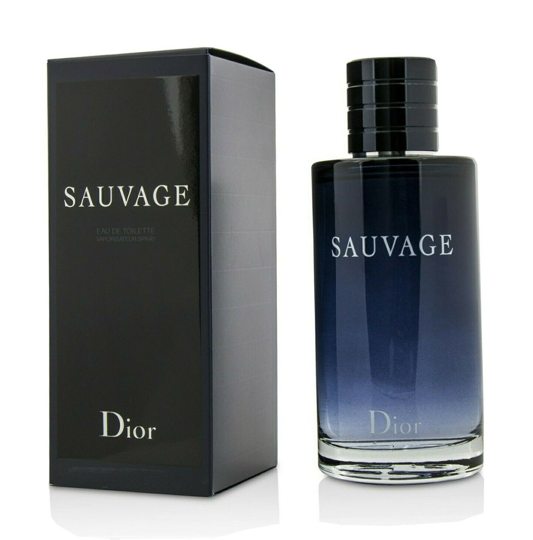 Dior Sauvage NEW Eau de Toilette Cologne, 2 3.4 6.8 oz / 60 100 200ml Men SEALED - Perfume Gallery