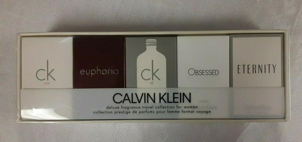 Calvin Klein 5 Piece Gift Set ETERNITY CK ONE ALL OBSESSED ESCAPE EUPHORIA SEALED - Perfume Gallery