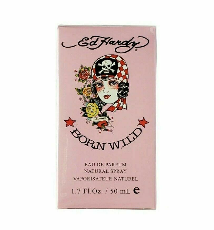 Born Wild by Ed Hardy 1.7 oz 50 ml Eau De Parfum EDP Spray for Women SEALED BOX