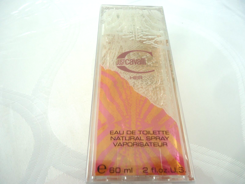 Roberto Cavalli Just Cavali HER Eau de Toilette EDT Perfume 2 oz 60 ml SEALED