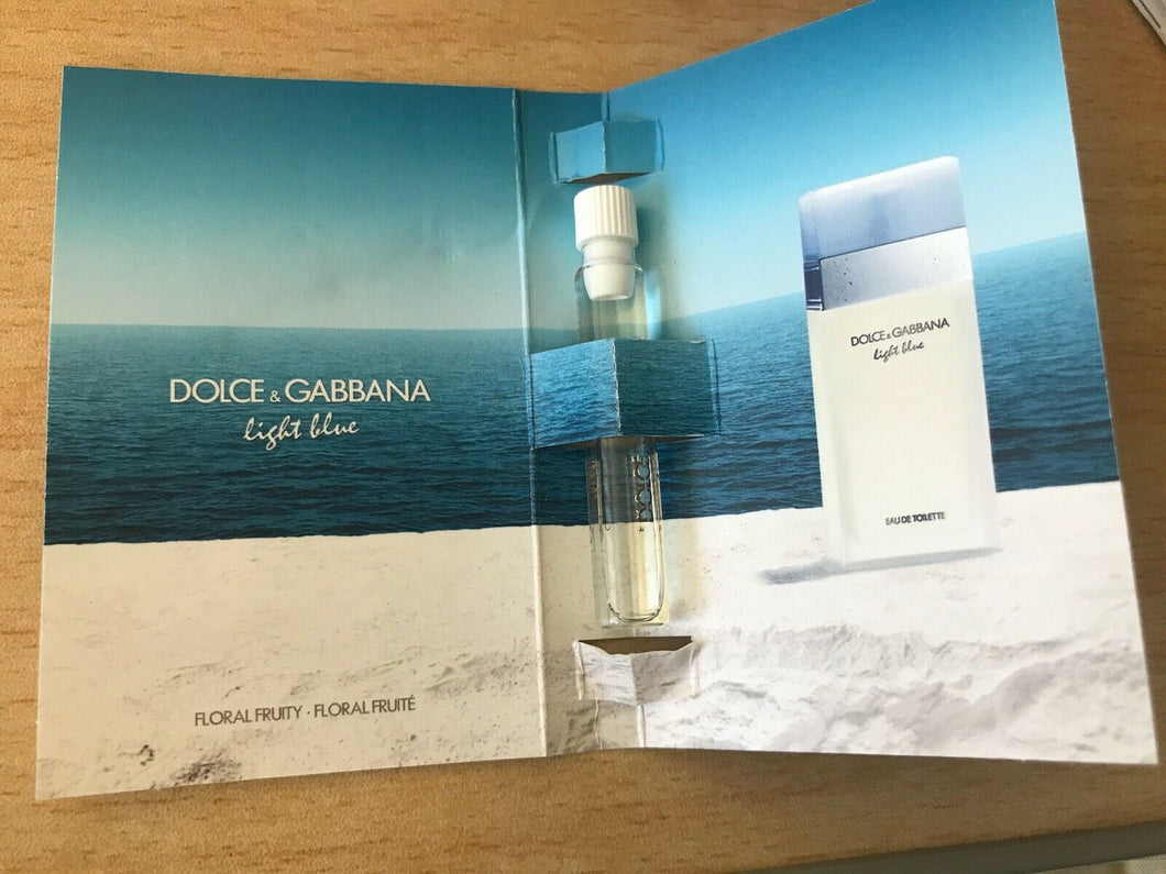 Dolce & Gabbana D&G LIGHT BLUE EDT Eau de Toilette Perfume For Her .05oz 1.5ml - Perfume Gallery