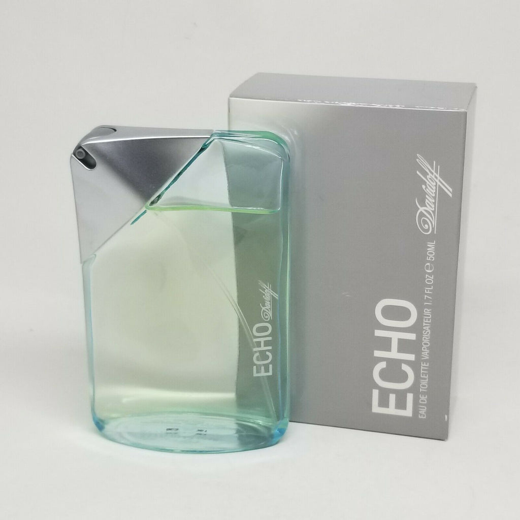 Davidoff Echo For Men Cologne 1.7 oz 50 ml Eau De Toilette EDT Spray RARE IN BOX