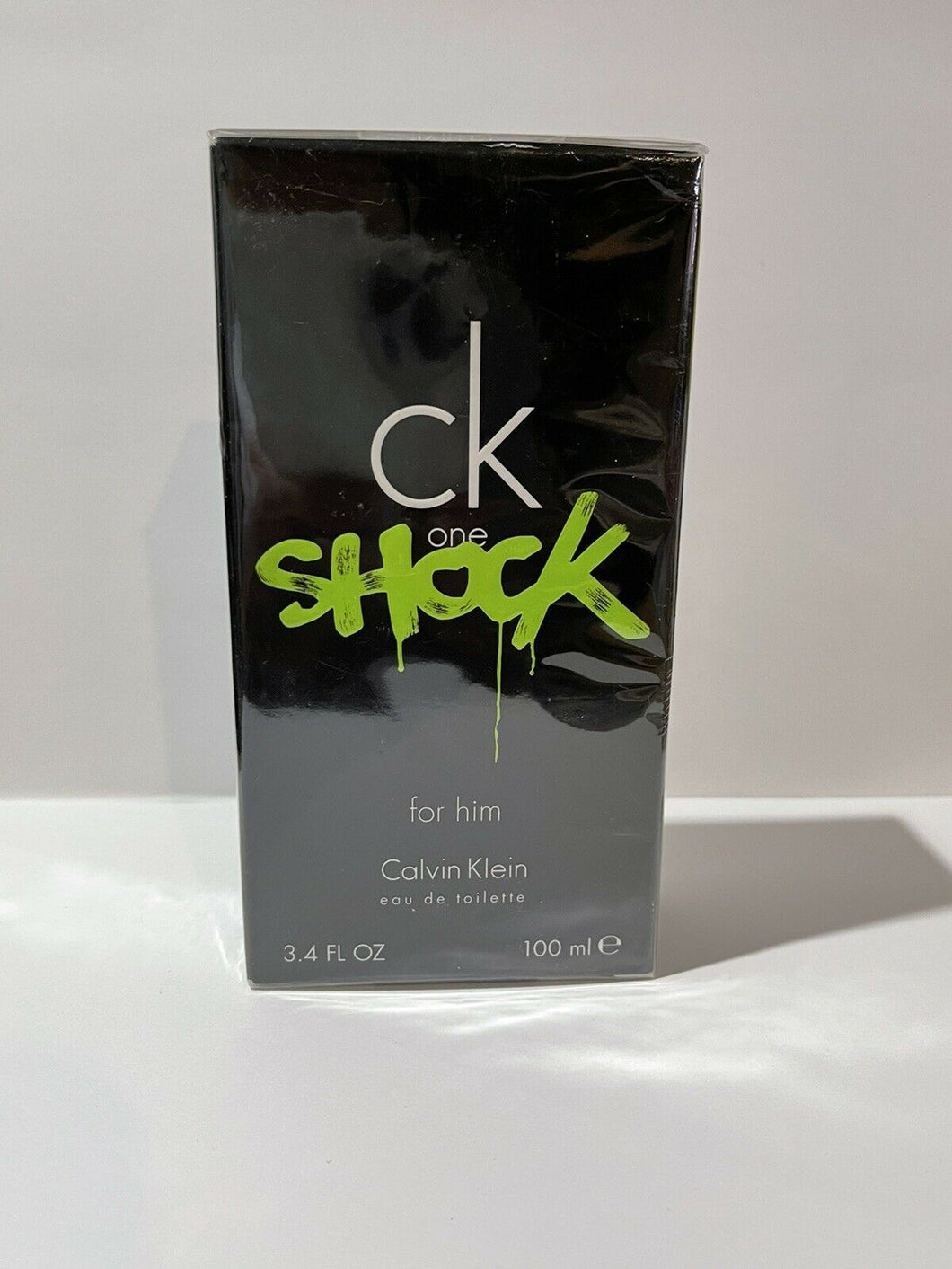 CK ONE SHOCK by Calvin Klein EDT Spray For Him 3.4 oz 100 ml * NEW IN SEALED BOX