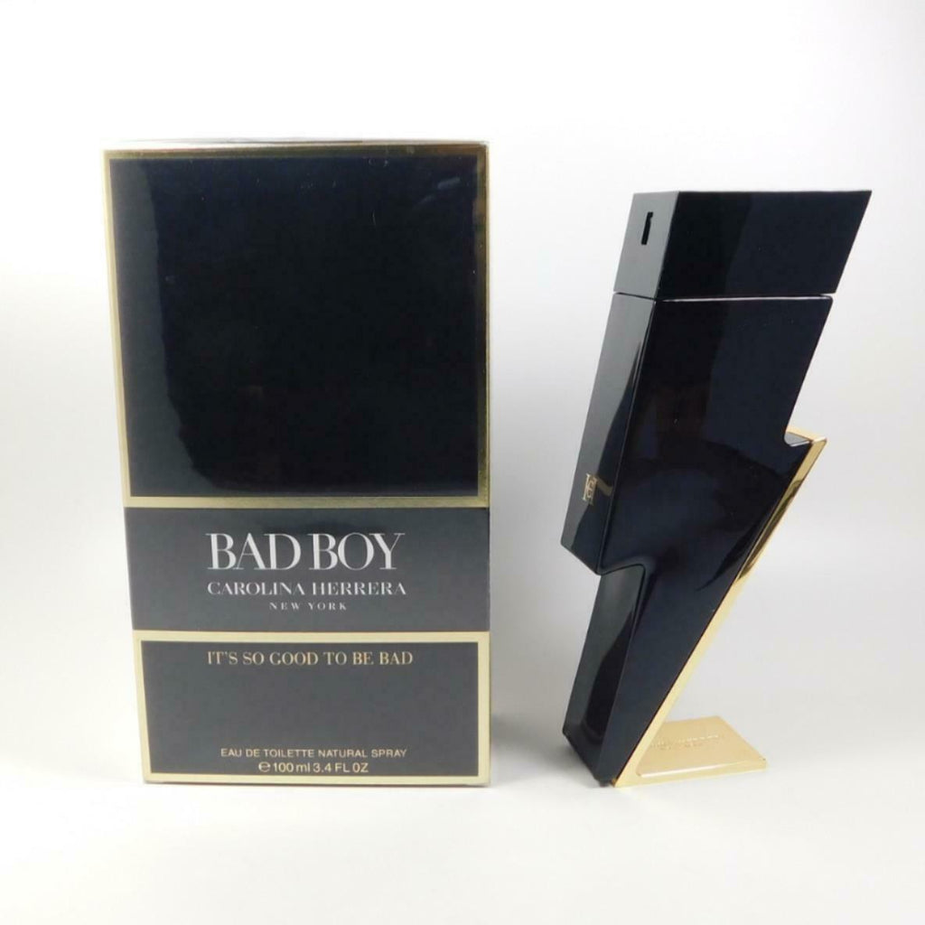 BAD BOY by Carolina Herrera New York 3.4oz 100ml Eau de Toilette EDT Men SEALED - Perfume Gallery