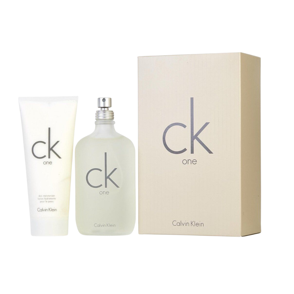 Calvin Klein CK One 6.7oz 200ml EDT + Lotion Men Women Unisex 2 PC GIFT SET