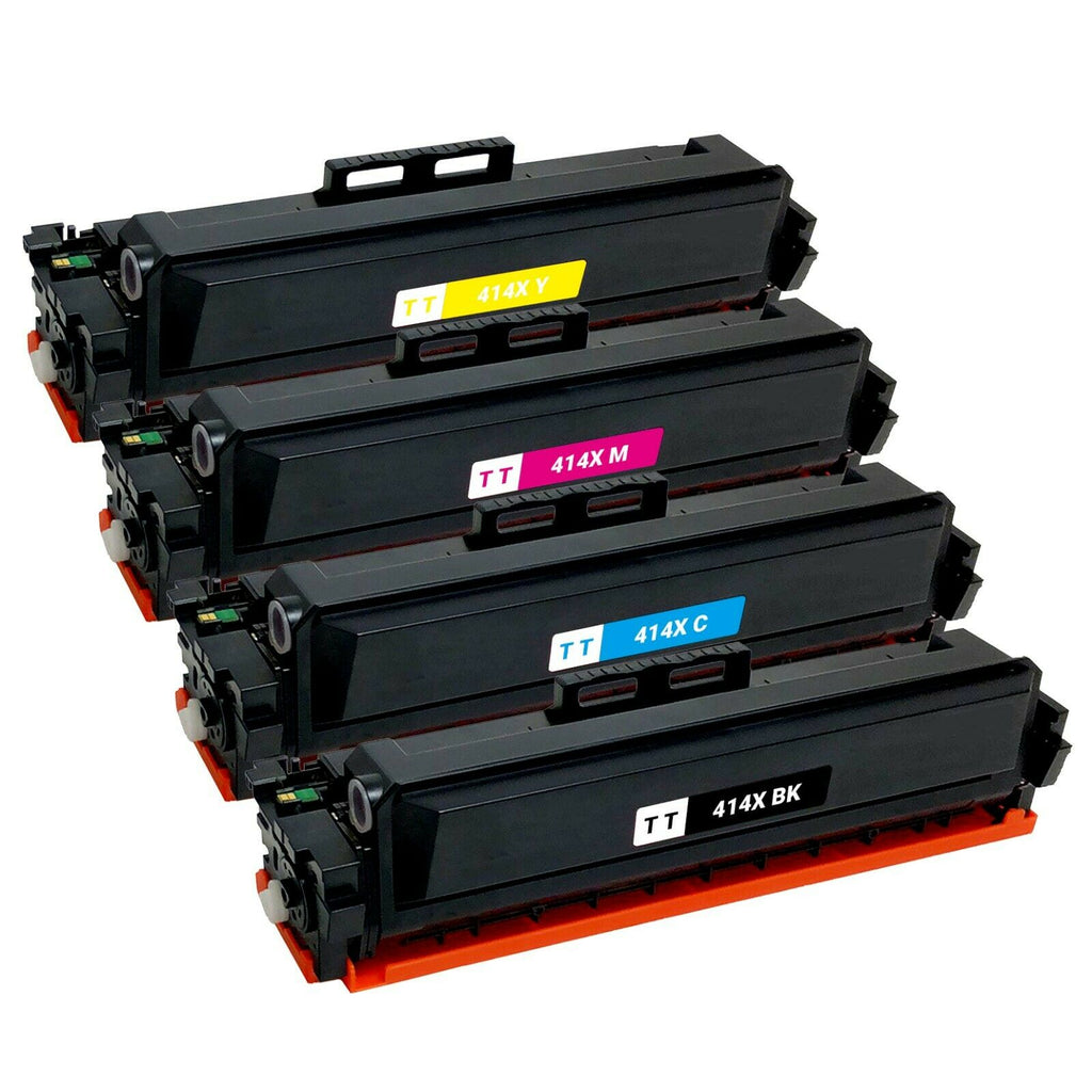 4 x Toner Cartridge for HP 414X LaserJet M454dn M454dw M479fdn M479fdw (No Chip) - Perfume Gallery