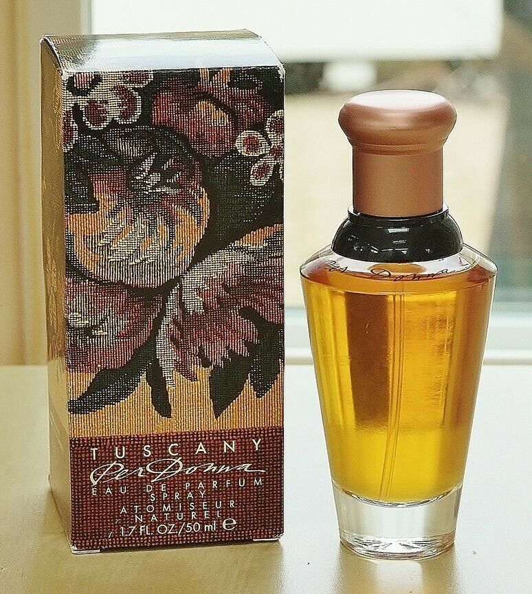 Estee Lauder Tuscany Per Donna .12 oz 1.7 oz / 3.5 ml 50 ml Mini Women RARE W BOX - Perfume Gallery
