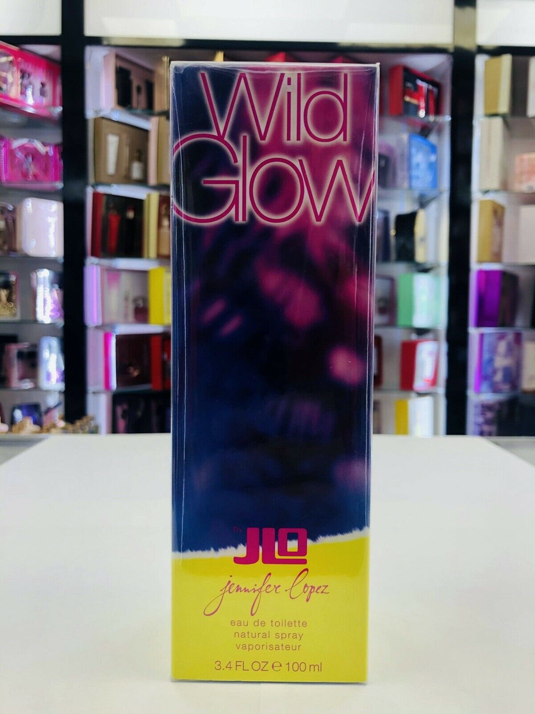 Jennifer Lopez Wild Glow Eau De Toilette Spray For Women 3.4 oz SEALED IN BOX - Perfume Gallery