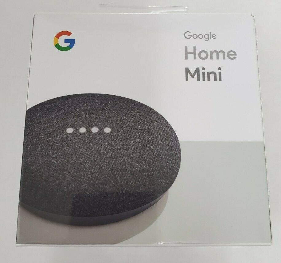 Google Home Mini Smart Assistant - Charcoal Black Brand New in SEALED Box - Perfume Gallery