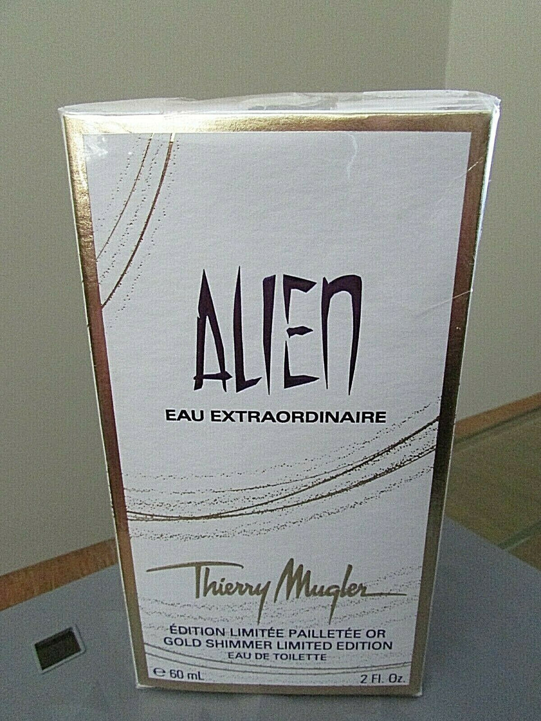 ALIEN Thierry Mugler Eau Extraordinaire Gold Shimmer Limited EDT 2oz 60ml SEALED - Perfume Gallery