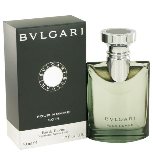 Bvlgari Pour Homme SOIR by Bulgari Eau de Toilette Spray 1.7 oz 50 ml SEALED - Perfume Gallery