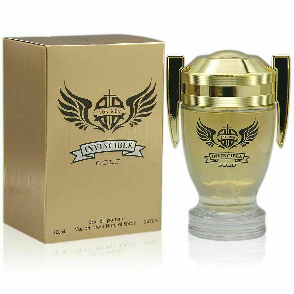 Invincible for Men GOLD by Secret Plus 3.4oz 100 ml EDP Eai de Parfum Men SEALED - Perfume Gallery