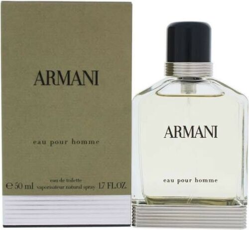 Armani Eau Pour Homme Eau de Toilette Natural Spray 1.7 oz 50 ml NEW SEALED BOX - Perfume Gallery