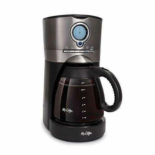 Mr.Coffee 12-Cup Programmable Automatic Coffee Maker in Black Stainless - Perfume Gallery