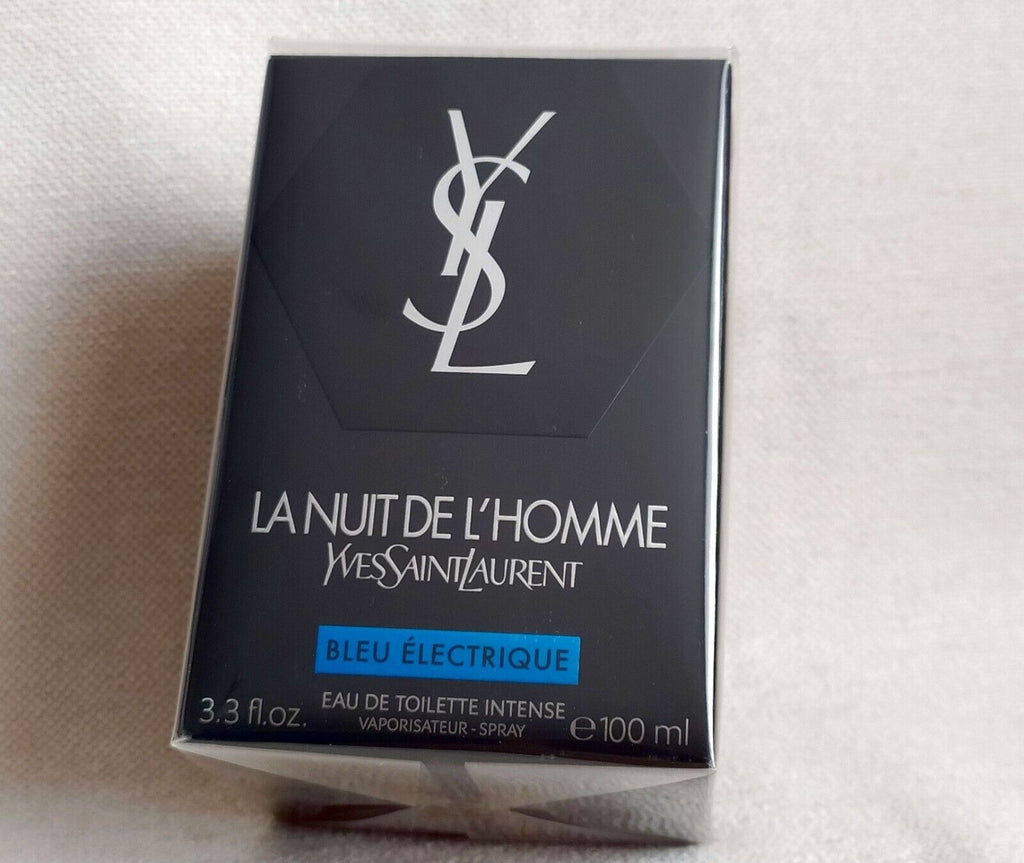 La Nuit De L'Homme Bleu Electrique Yves Saint Laurent EDT INTENSE 3.3oz 100 ml